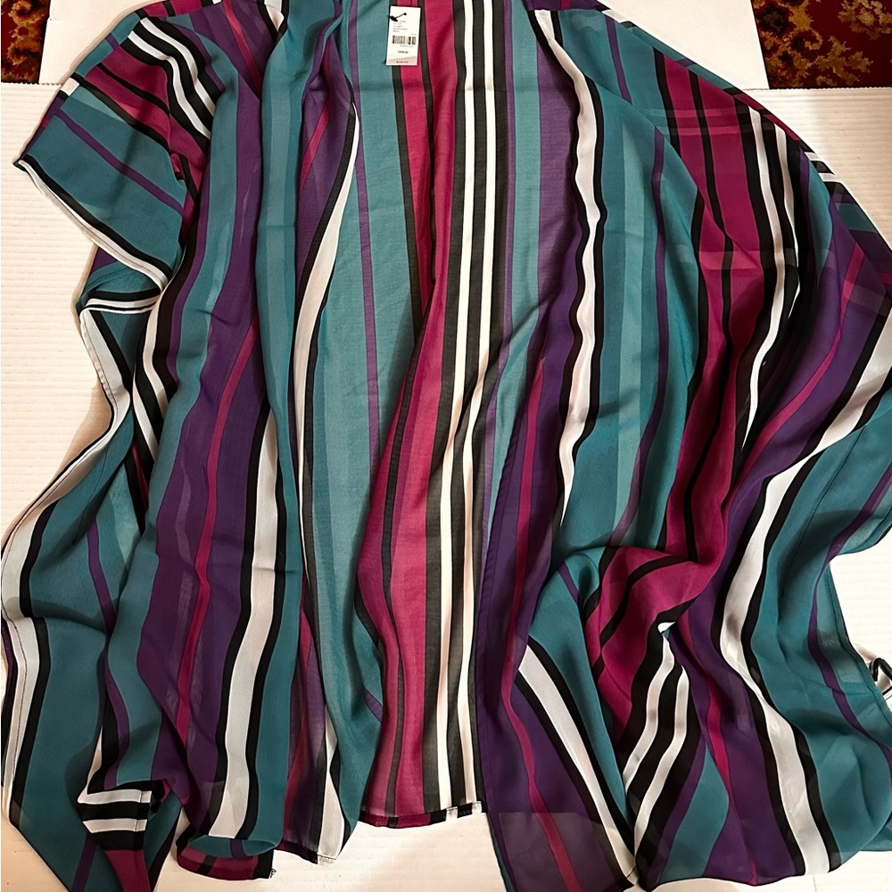 Lane Bryant Multicolor Striped Tunic NEW